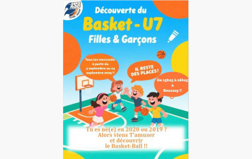 Tu es né(e) en 2019 ou 2020 ? Viens essayer le basket...